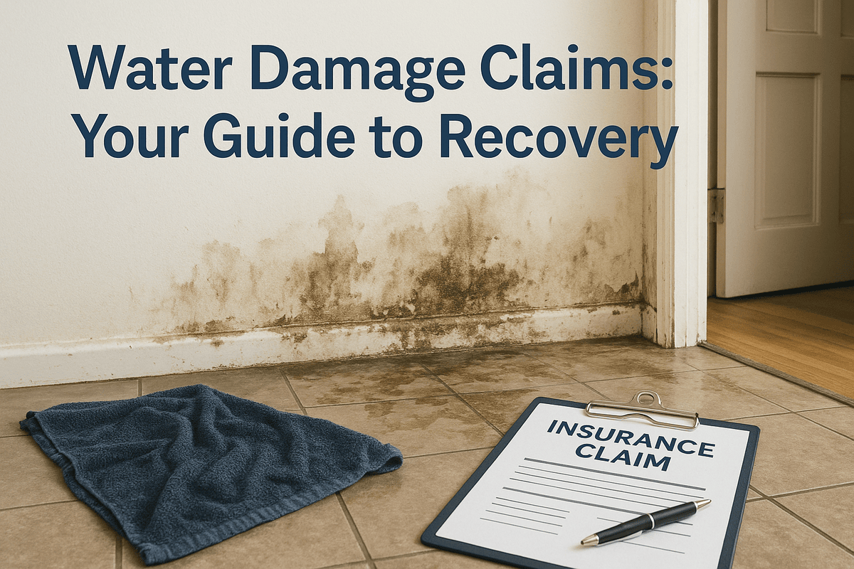 How to Claim Water Damage Recovery