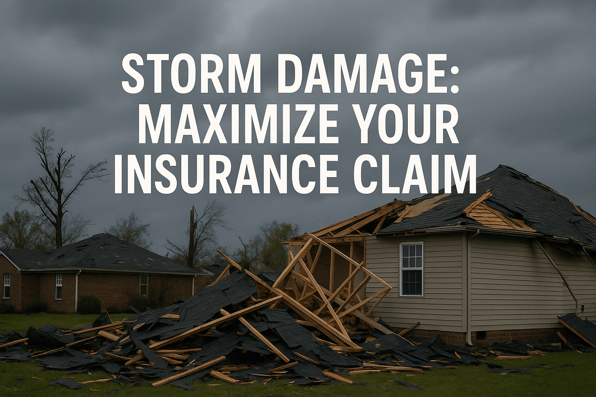 Storm Damage: Maximize Your Insurance Claim