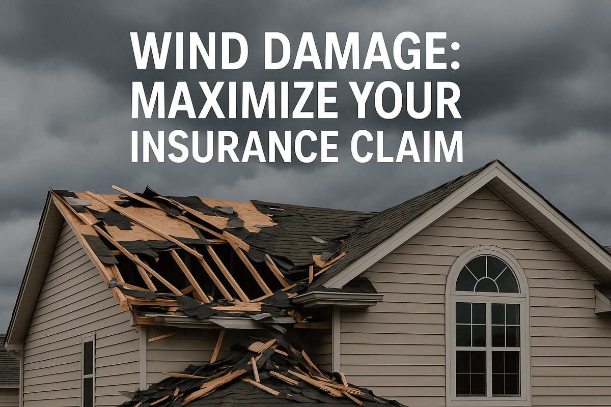 Wind Damage: Maximize Your Insurance Claim